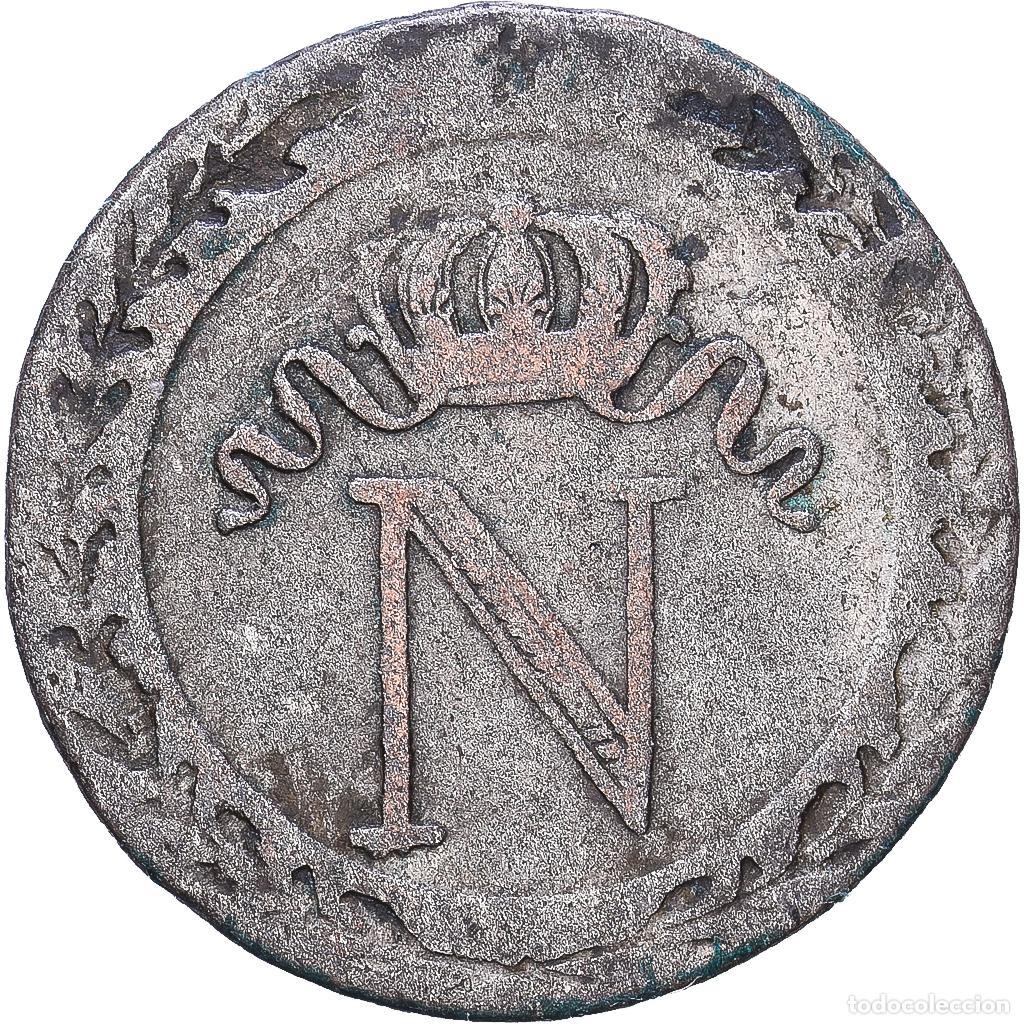 Monedas antiguas de Europa: [#1547842] Francia, Napoleon I, 10 Centimes, 1809, Limoges, Vell&oacute;n, BC+, Gadoury:190