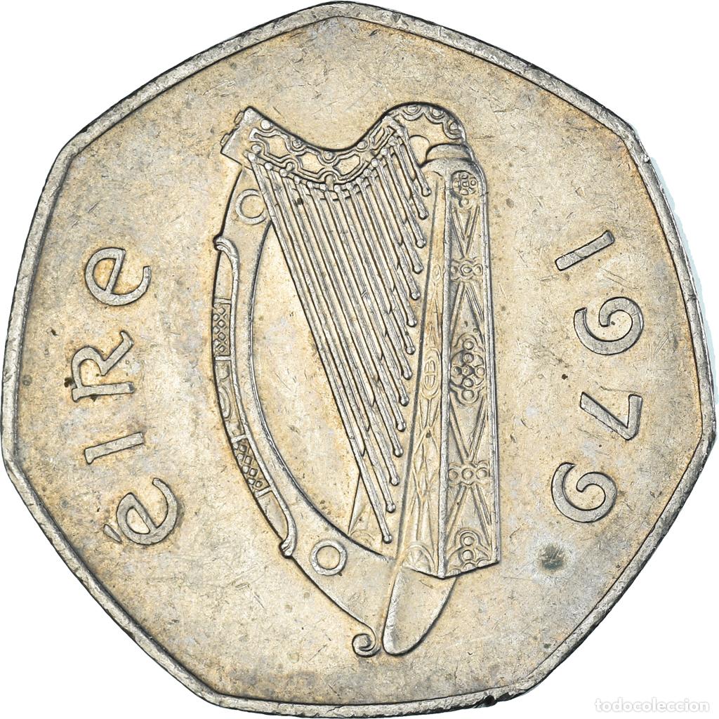 Monedas antiguas de Europa: [#1480911] Moneda, Irlanda, 50 Pence, 1979