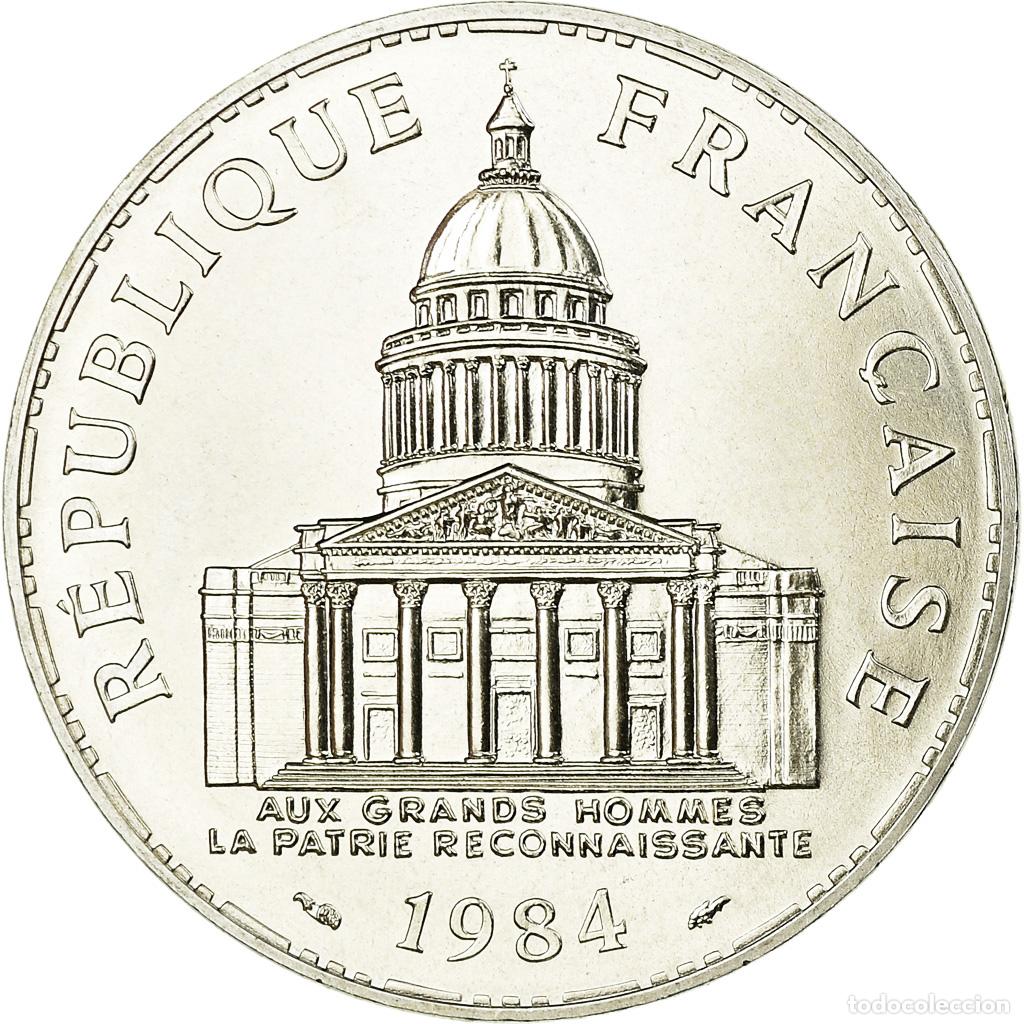 Monedas antiguas de Europa: [#756058] Moneda, Francia, Panth&eacute;on, 100 Francs, 1984, Paris, FDC, Plata, KM:951.1