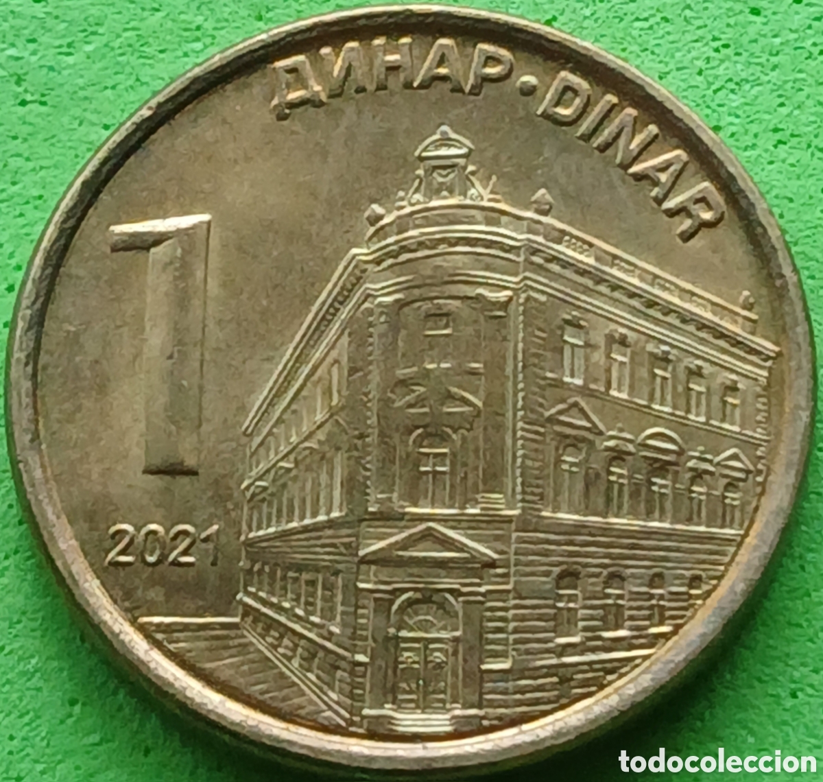 Monedas antiguas de Europa: Serbia 1 dinar 2021 km#54