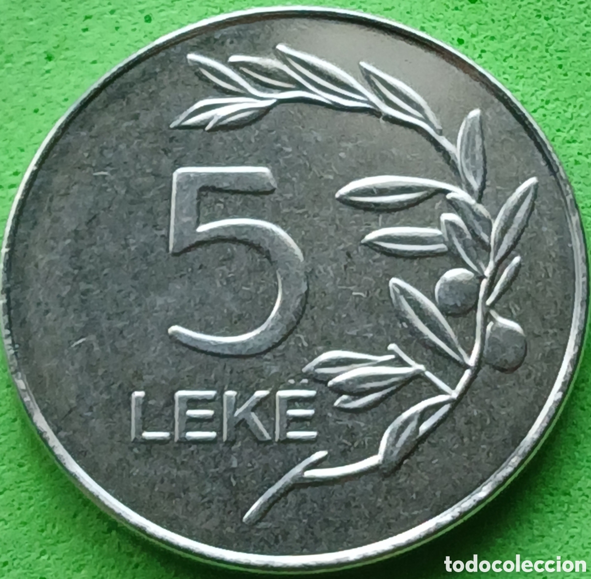Monedas antiguas de Europa: Albania 5 leke 2023 km#76 poco com&uacute;n!