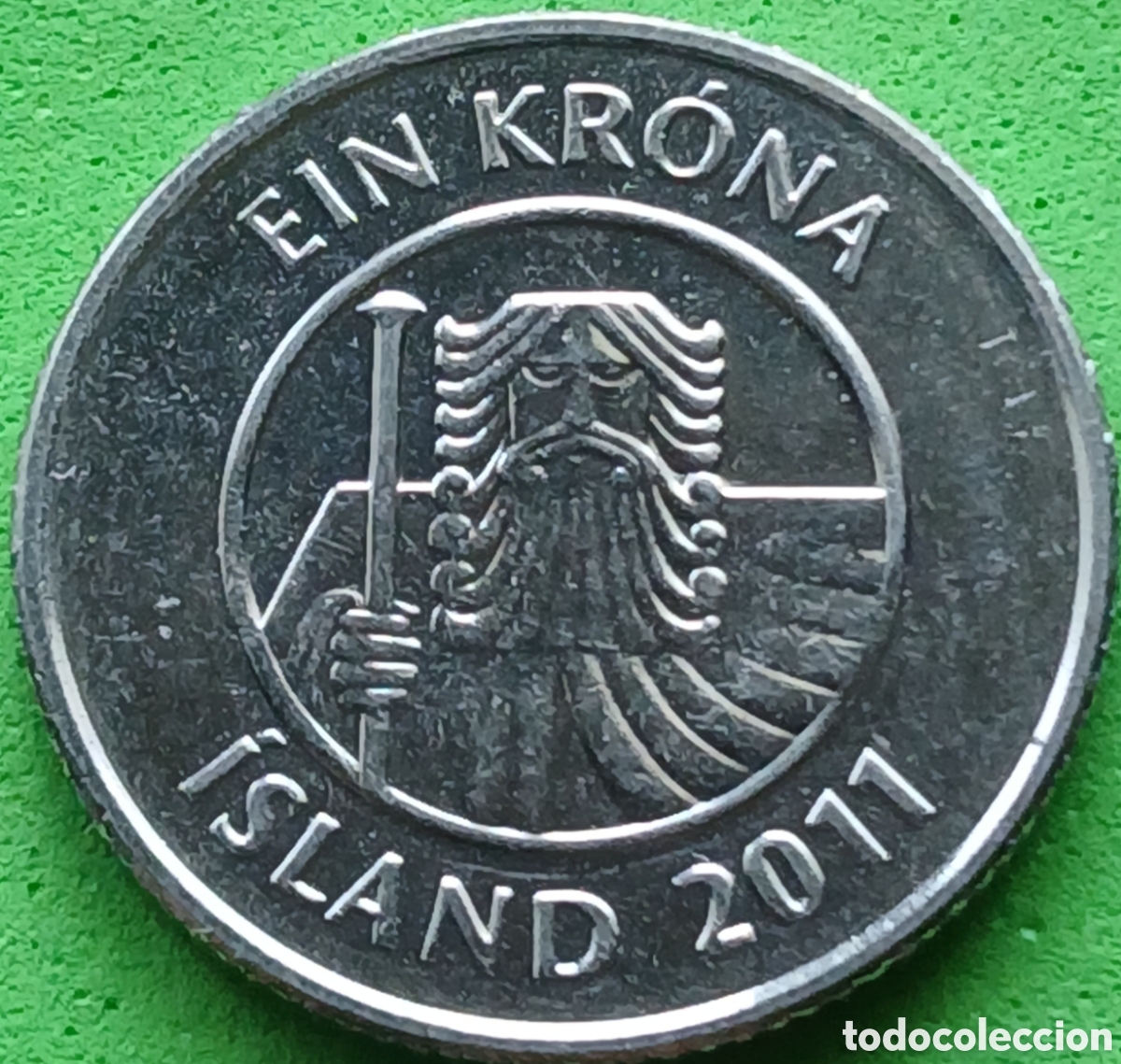 Monedas antiguas de Europa: Islandia 1 corona 2011 km#27a