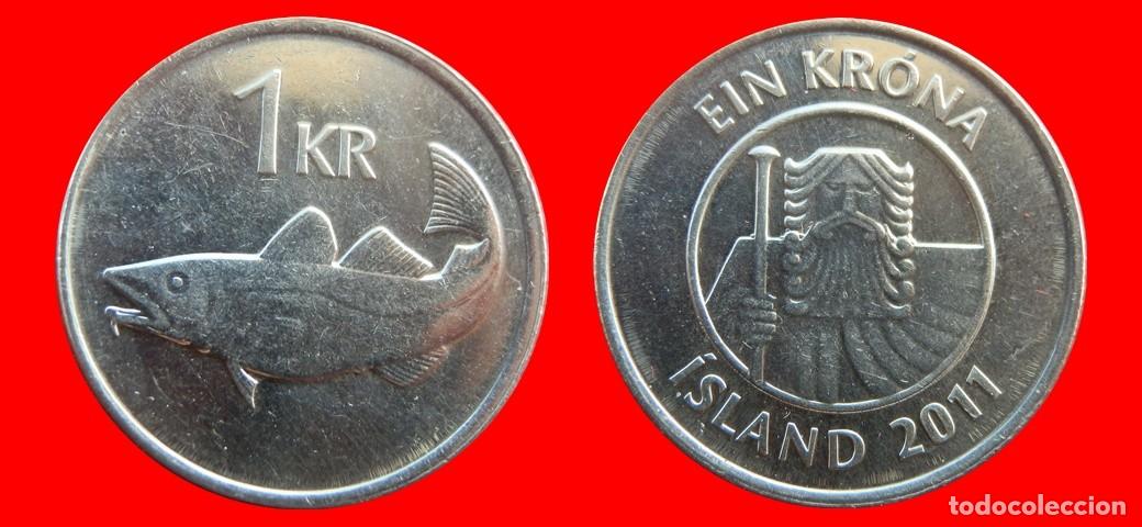 Monedas antiguas de Europa: 1 CORONA 2011 ISLANDIA-157058