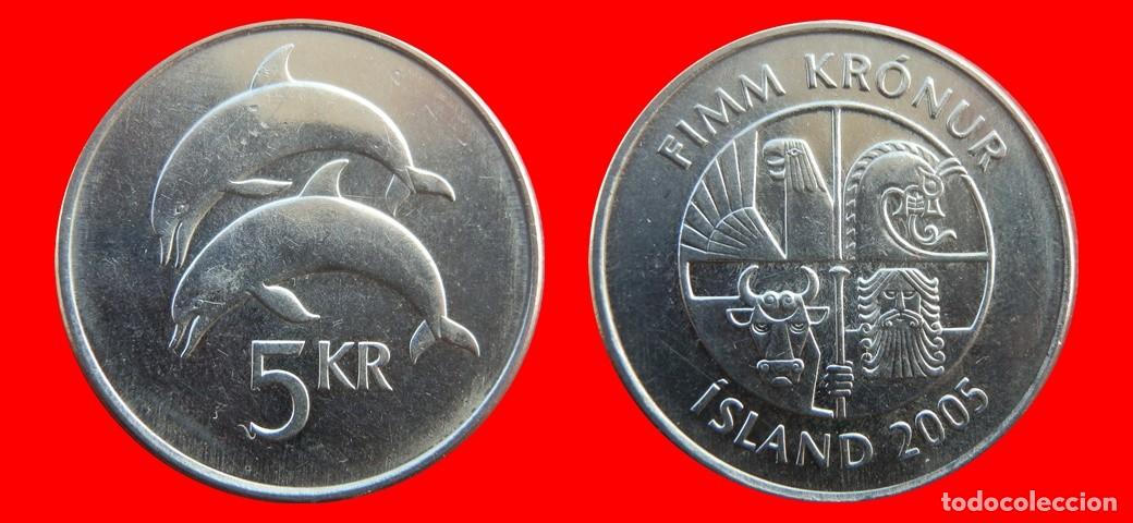 Monedas antiguas de Europa: 5 CORONAS 2005 ISLANDIA-157062