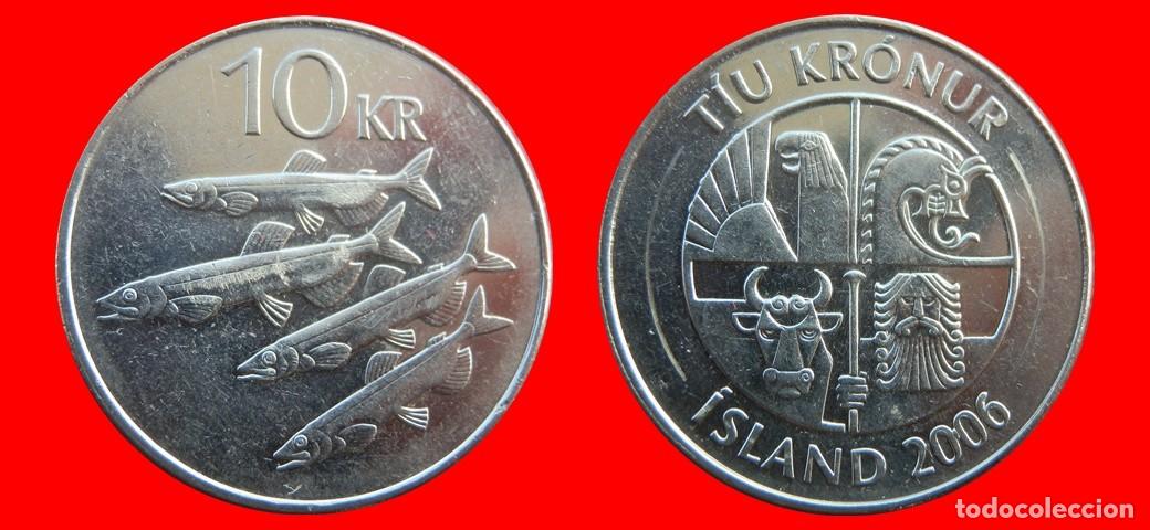 Monedas antiguas de Europa: 10 CORONAS 2006 ISLANDIA-157069