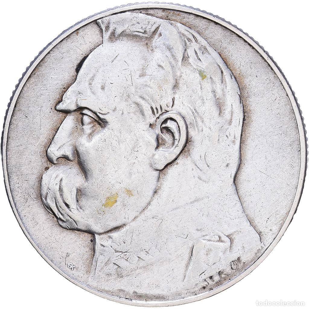 Monedas antiguas de Europa: [#1547848] Polonia, 5 Zlotych, Josef Pilsudski, 1936, Warsaw, Plata, MBC