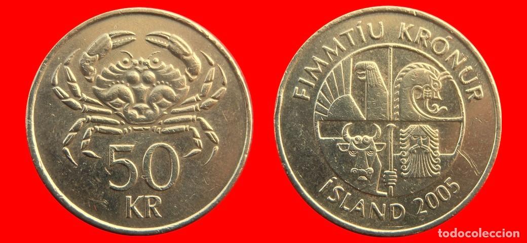 Monedas antiguas de Europa: 50 CORONAS 2005 ISLANDIA-157070