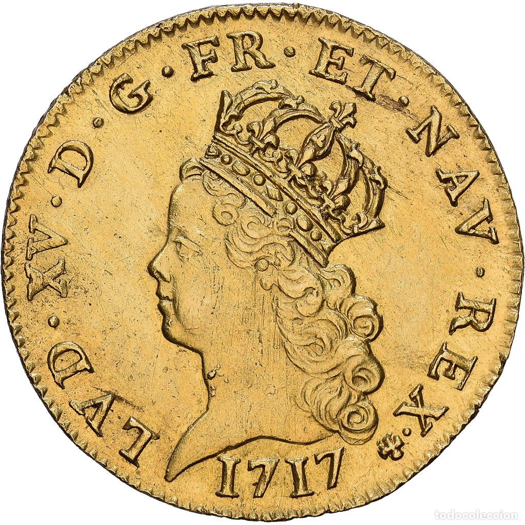 Monedas antiguas de Europa: [#1547985] Francia, Louis XV, louis d'or de Noailles, 1717, Paris, Oro, MBC+, Gadoury:344