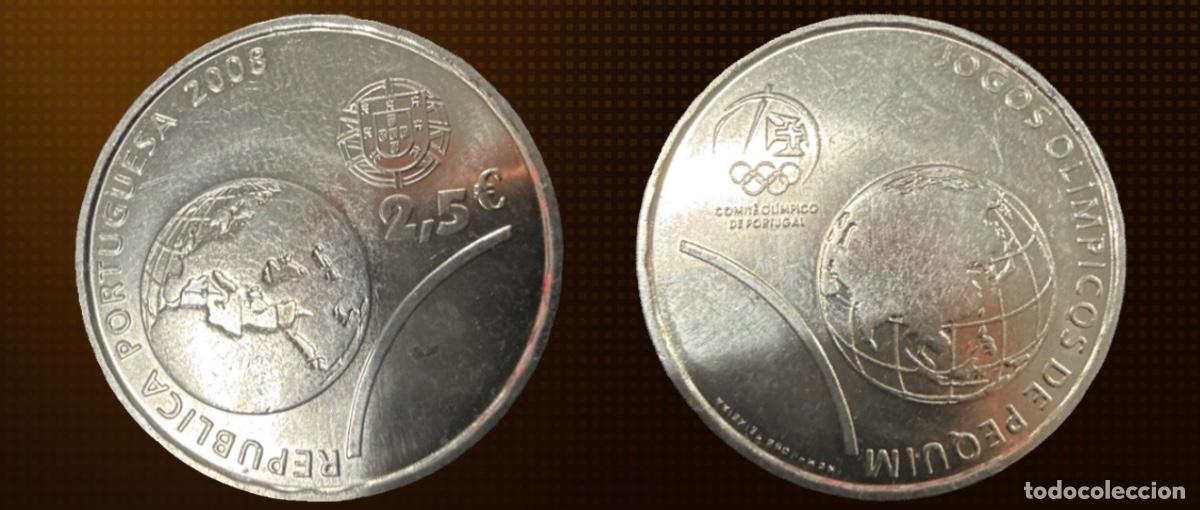 Monedas antiguas de Europa: Portugal 2&frac12; euros, XXIX Juegos Ol&iacute;mpicos de verano, Beijing 2008 &middot; 2008-INCM