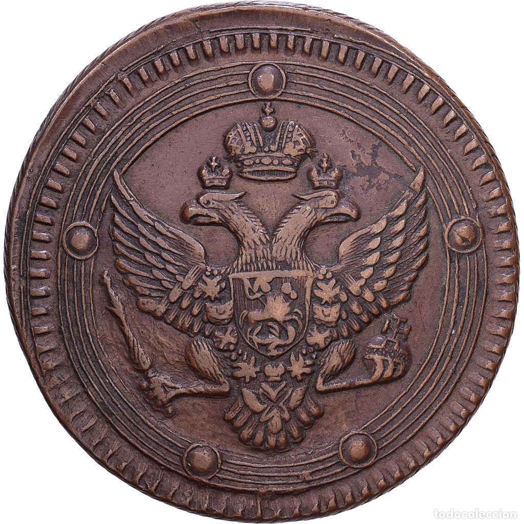 Monedas antiguas de Europa: [#1547976] Rusia, Alexander I, 5 Kopeks, 1803, Ekaterinbourg, Cobre, MBC+
