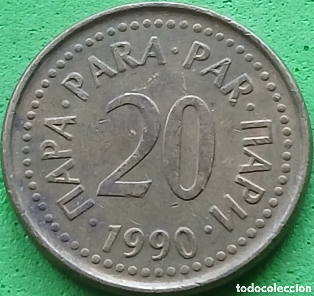 Monedas antiguas de Europa: Yugoslavia 20 para 1990 km#140