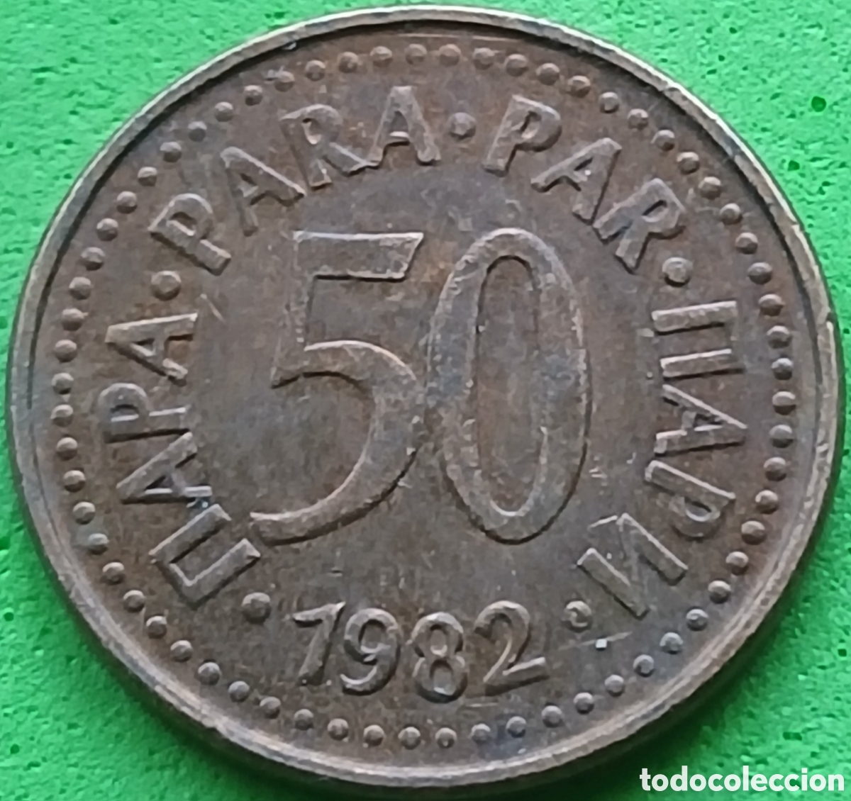 Monedas antiguas de Europa: Yugoslavia 50 para 1982 km#85