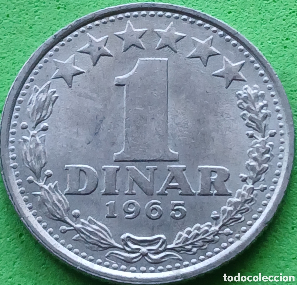 Monedas antiguas de Europa: Yugoslavia 1 dinar 1965 km#47