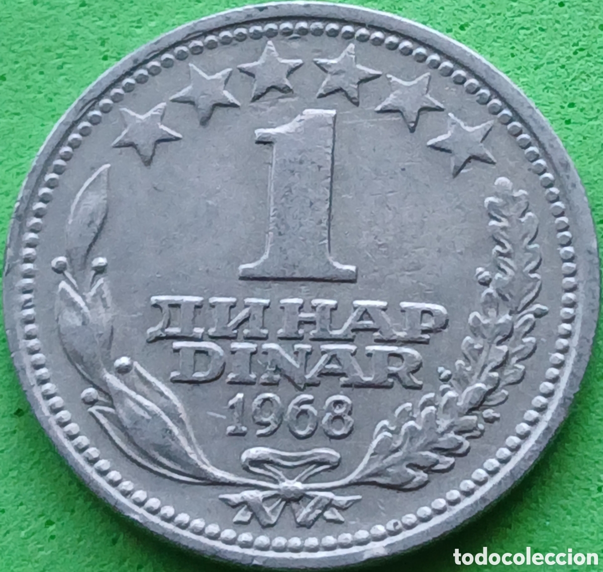 Monedas antiguas de Europa: Yugoslavia 1 dinar 1968 km#48
