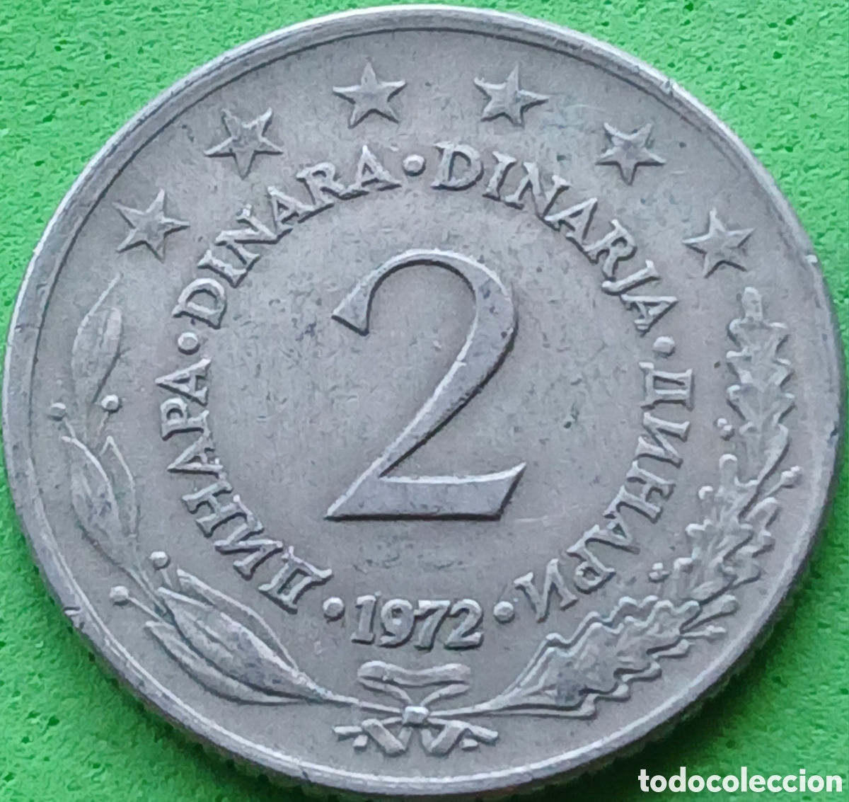 Monedas antiguas de Europa: Yugoslavia 2 dinares 1972 km#57