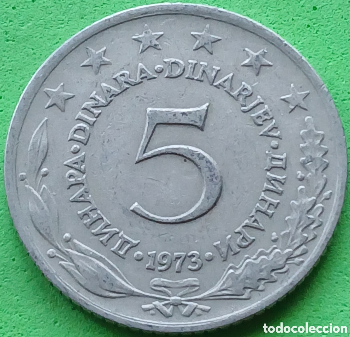 Monedas antiguas de Europa: Yugoslavia 5 dinares 1973 km#58