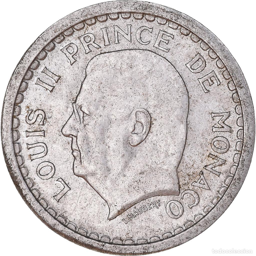 Monedas antiguas de Europa: [#1409856] Moneda, M&oacute;naco, Franc, 1943