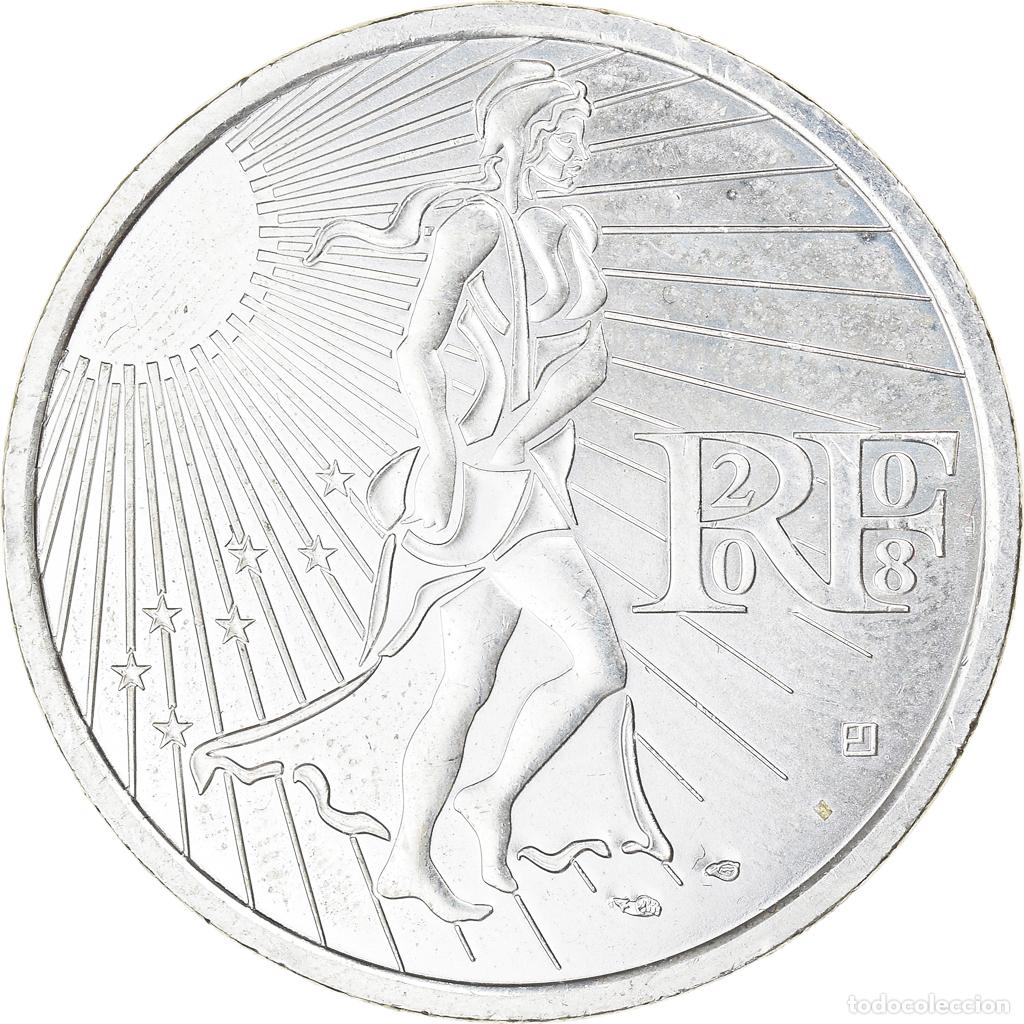 Monedas antiguas de Europa: [#1064817] Francia, 15 Euro, Semeuse, 2008, Monnaie de Paris, EBC+, Plata, Gadoury:EU288