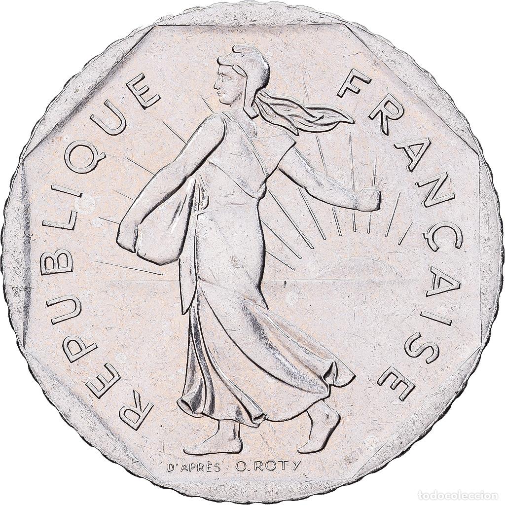 Monedas antiguas de Europa: [#183319] Moneda, Francia, Semeuse, 2 Francs, 1997, Paris, FDC, N&iacute;quel, KM:942.1