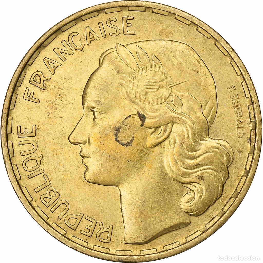 Monedas antiguas de Europa: [#227478] Francia, 50 Francs, Guiraud, 1953, Paris, Aluminio - bronce, MBC+, KM:918.1