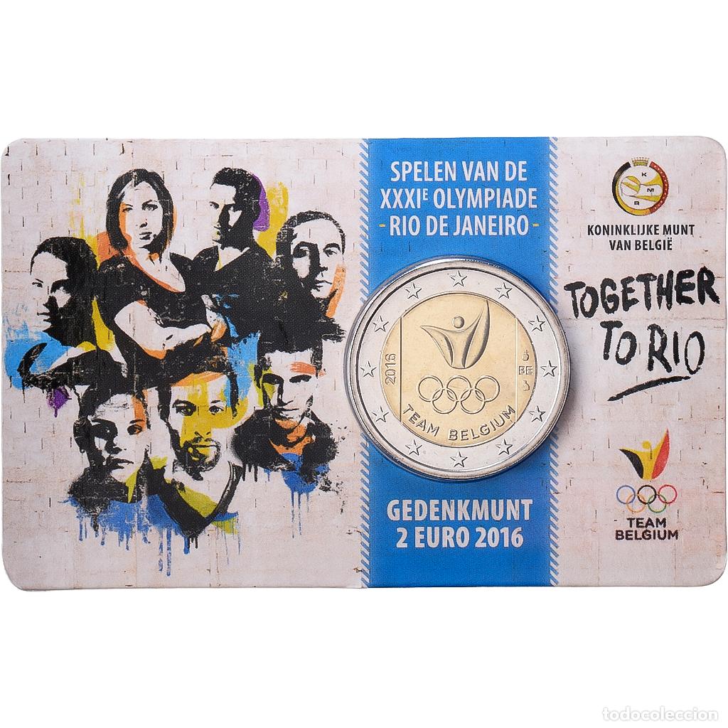 Monedas antiguas de Europa: [#1546777] B&eacute;lgica, 2 Euro, XXXI Olympic Games, Rio de Janeiro, 2016, Royal Belgium Mint