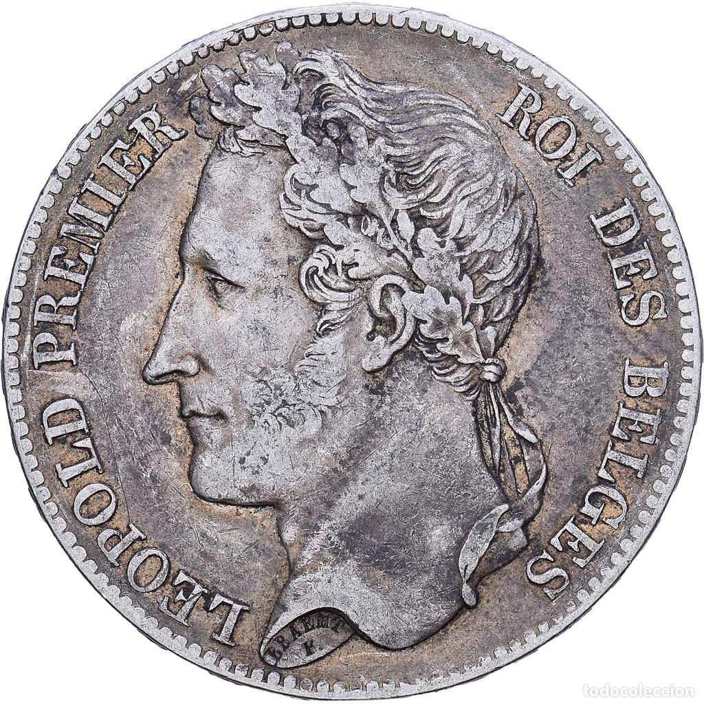 Monedas antiguas de Europa: [#1118255] B&eacute;lgica, Leopold I, 5 Francs, 5 Frank, 1847, Brussels, Plata, MBC, KM:3.2
