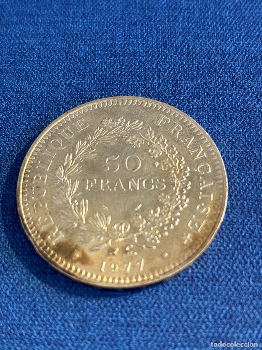 Monedas antiguas de Europa: MONEDA 50 FRANCOS H&Eacute;RCULES 1977 Plata