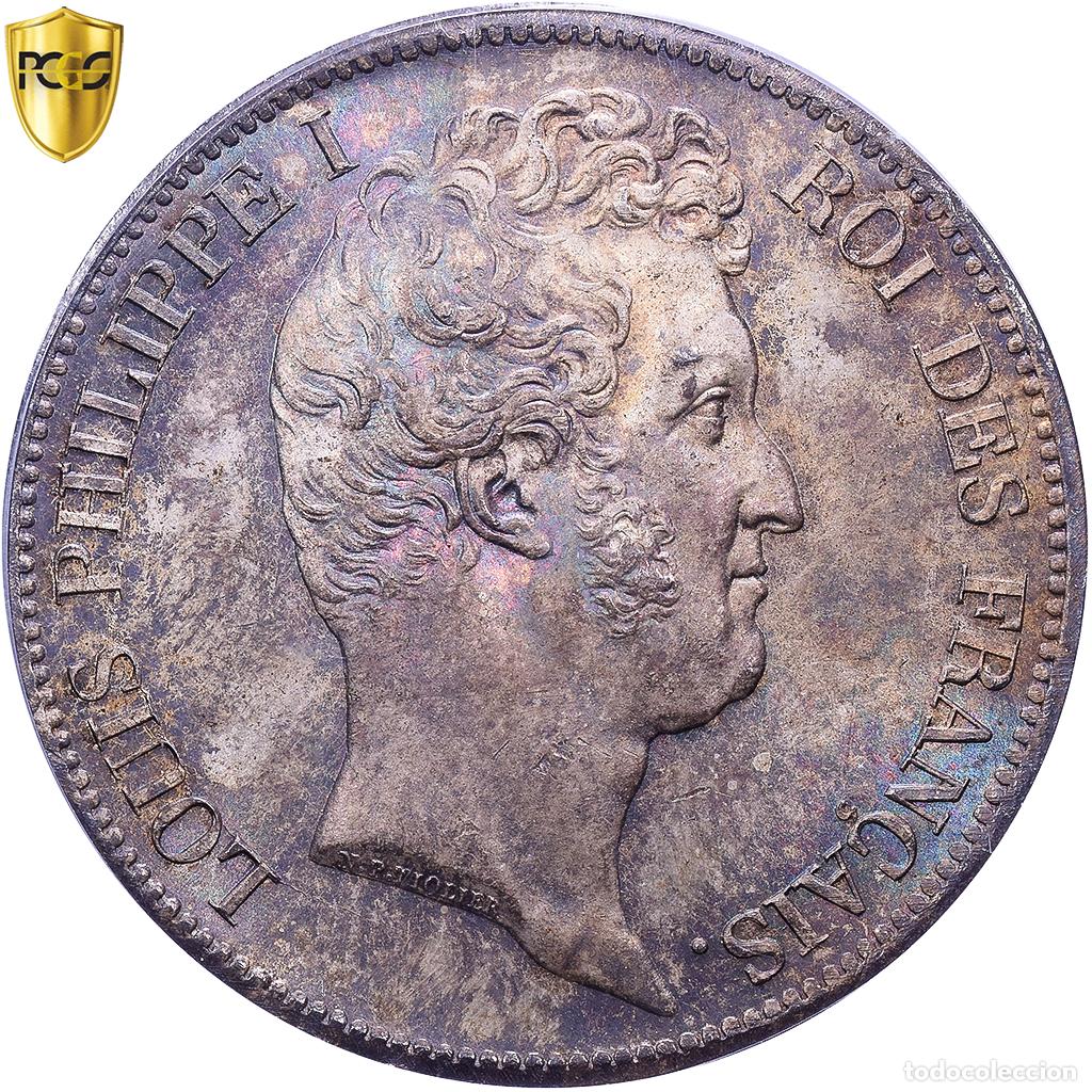 Monedas antiguas de Europa: [#982567] Francia, Louis Philippe I, 5 Francs, 1830, Paris, Plata, PCGS, MS65