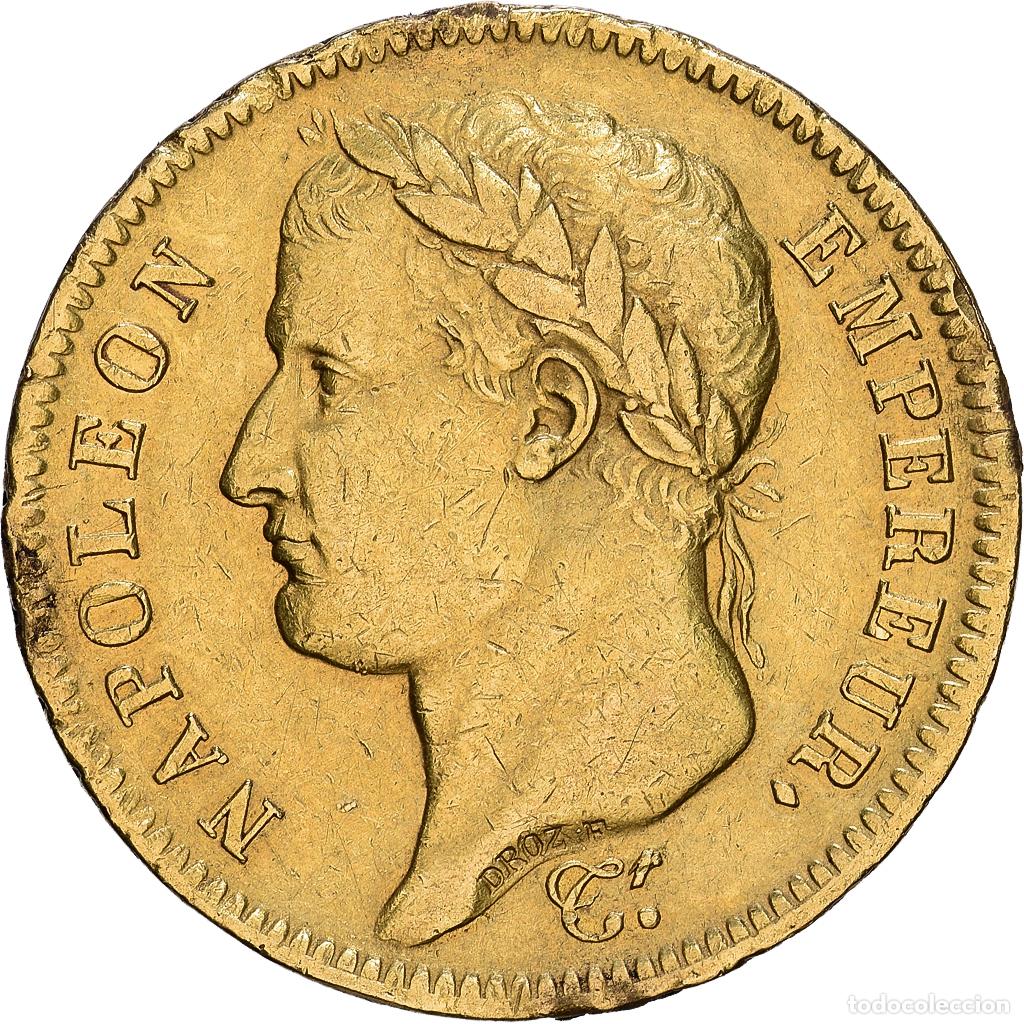 Monedas antiguas de Europa: [#1118118] Francia, Napoleon I, 40 Francs, 1812, Paris, Oro, MBC, Gadoury:1084, KM:696.1