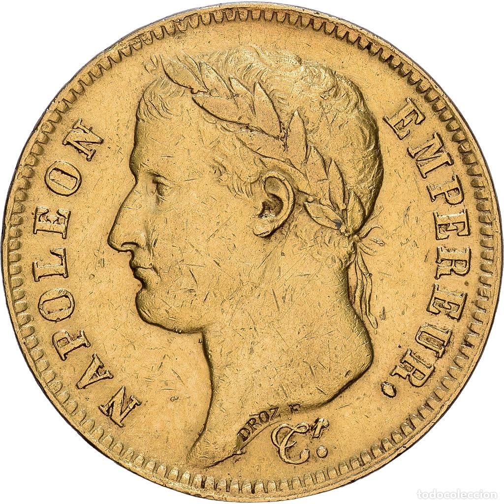 Monedas antiguas de Europa: [#1118117] Francia, Napoleon I, 40 Francs, 1812, Paris, Oro, MBC, Gadoury:1084, KM:696.1