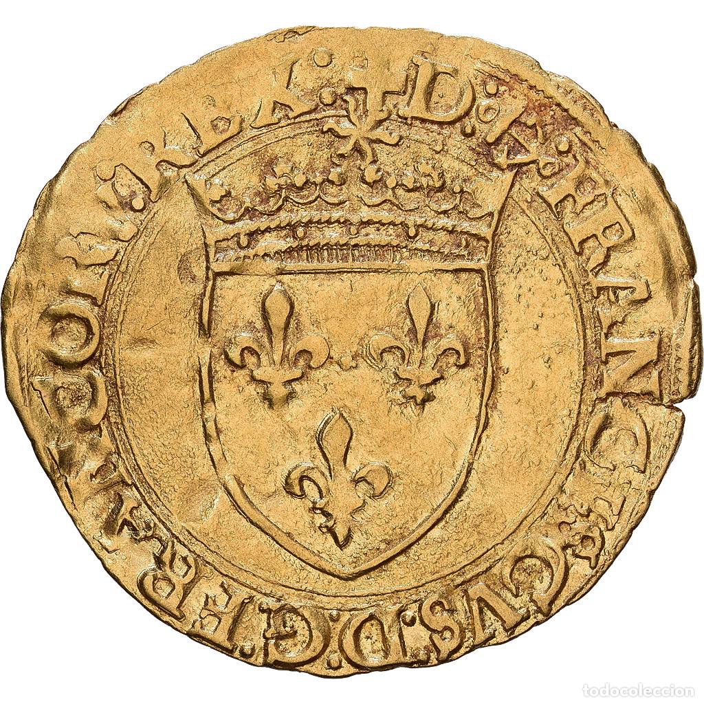 Monedas antiguas de Europa: [#1535235] Francia, Fran&ccedil;ois Ier, &Eacute;cu d'or au soleil, 1519-1540, Bayonne, Oro, MBC