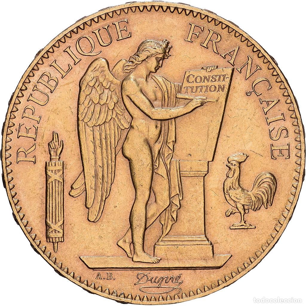 Monedas antiguas de Europa: [#1118115] Francia, 100 Francs, G&eacute;nie, 1901, Paris, Oro, MBC+, Gadoury:1137, KM:832
