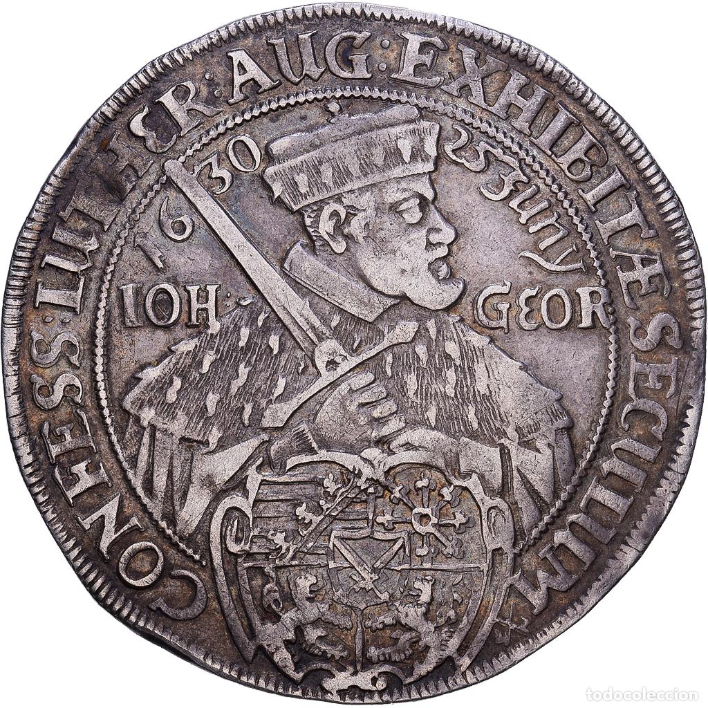 Monedas antiguas de Europa: [#1547941] Electorate of Saxony, Johann Georg I, Thaler, Centennial of Augsburg Confession