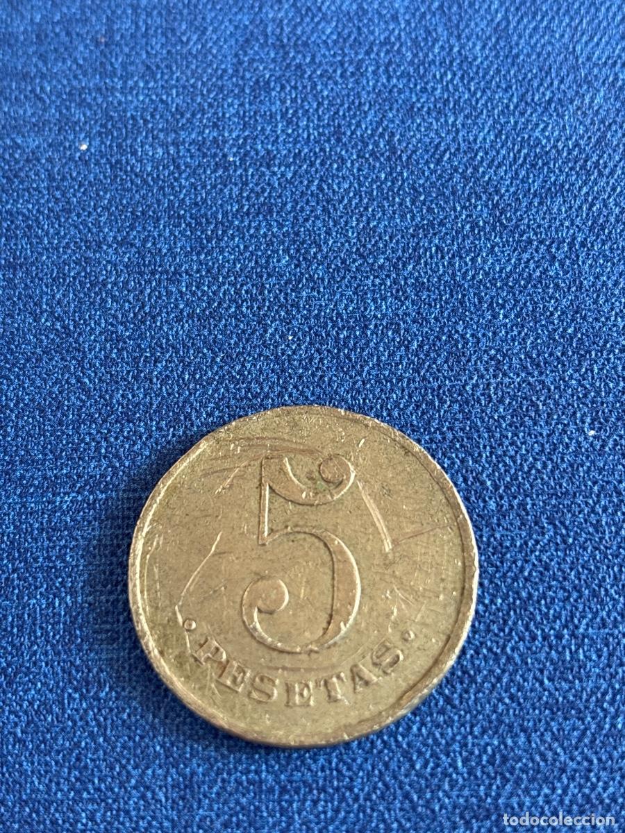 Monedas antiguas de Europa: MONEDA 5 PESETAS COOPERATIVA CALDAS de MONTBUY.1936-39