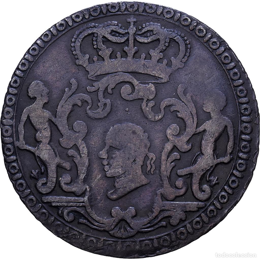 Monedas antiguas de Europa: [#1535228] Corsican Republic, Pascal Paoli, 4 Soldi, 1764, Murato, Vell&oacute;n, BC+