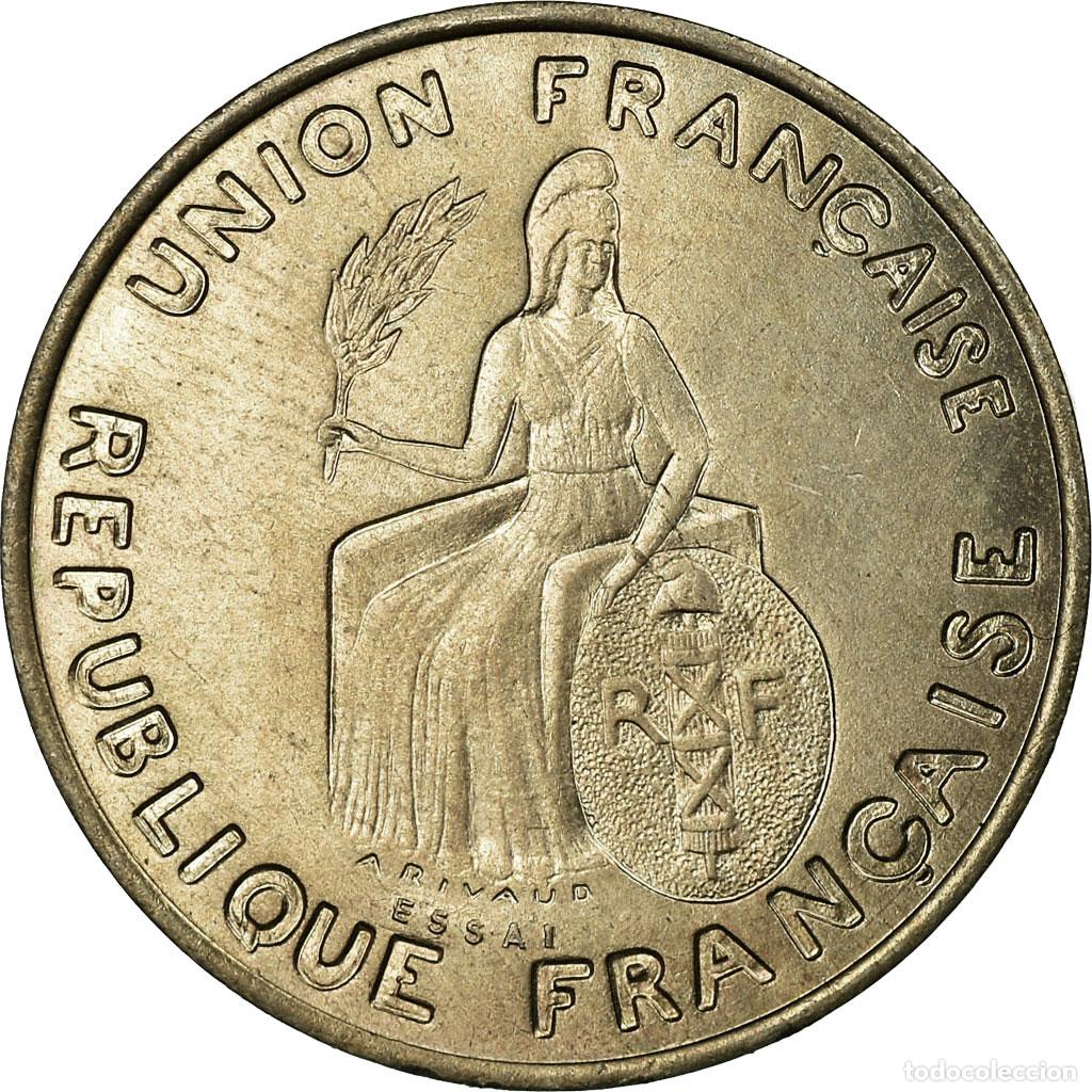 Monedas antiguas de Europa: [#457712] Moneda, OCEAN&Iacute;A FRANCESA, Franc, 1948, ESSAI, SC, Cobre - n&iacute;quel, KM:E4