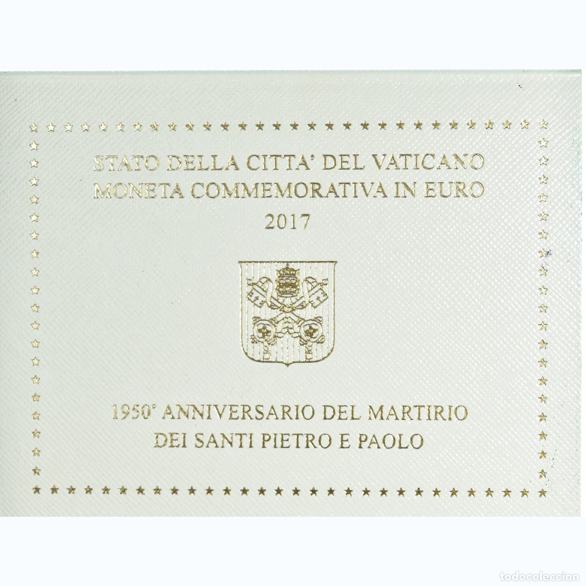 Monedas antiguas de Europa: [#1064982] Vaticano, 2 Euro, 1950&egrave;me anniversaire du martyr des Saints Pierre et Paul