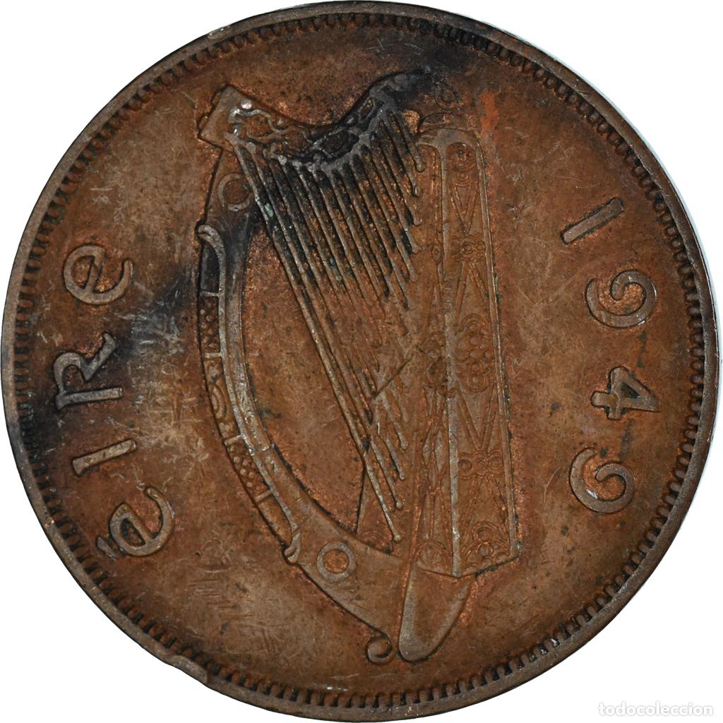 Monedas antiguas de Europa: [#1480437] Moneda, Irlanda, Penny, 1949