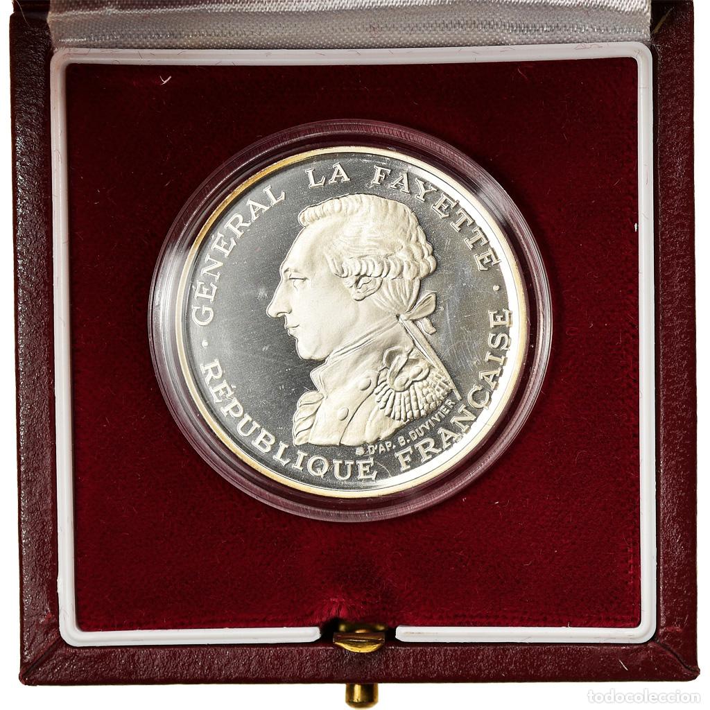 Monedas antiguas de Europa: [#894856] Moneda, Francia, Lafayette, 100 Francs, 1987, Proof, FDC, Plata, KM:962a