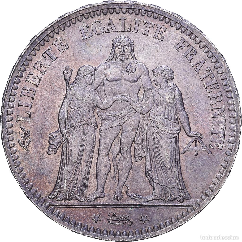 Monedas antiguas de Europa: [#1203567] Francia, 5 Francs, 1873, Paris, Plata, EBC