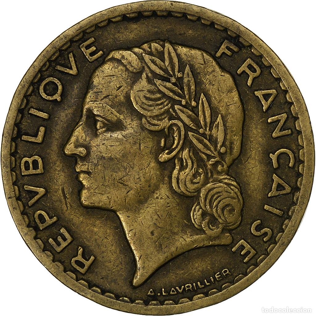 Monedas antiguas de Europa: [#225965] Francia, 5 Francs, Lavrillier, 1946, Aluminio - bronce, MBC, KM:888a.2