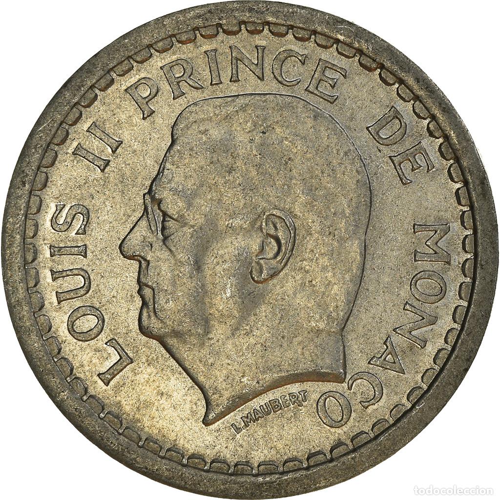 Monedas antiguas de Europa: [#964299] Moneda, M&oacute;naco, Franc, Undated (1943)
