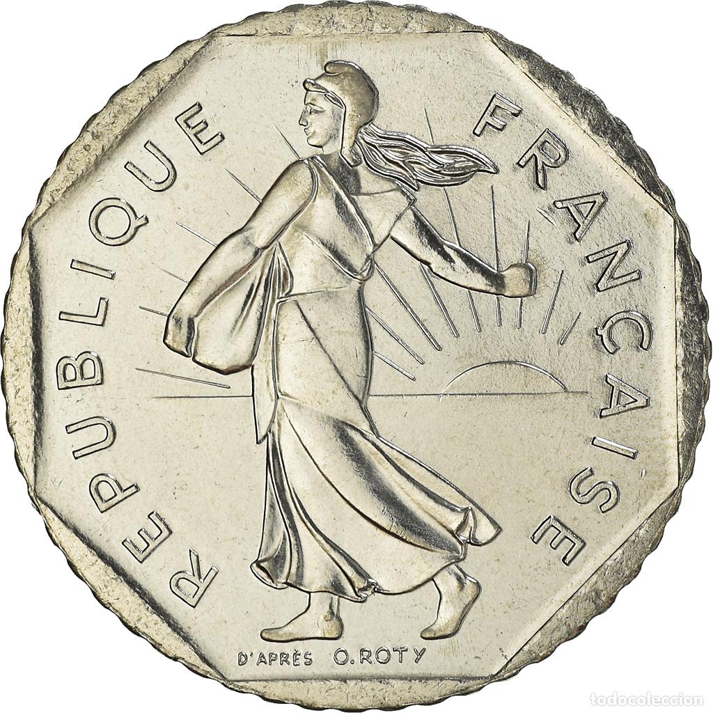 Monedas antiguas de Europa: [#183411] Moneda, Francia, Semeuse, 2 Francs, 1998, FDC, N&iacute;quel, KM:942.1, Gadoury:547