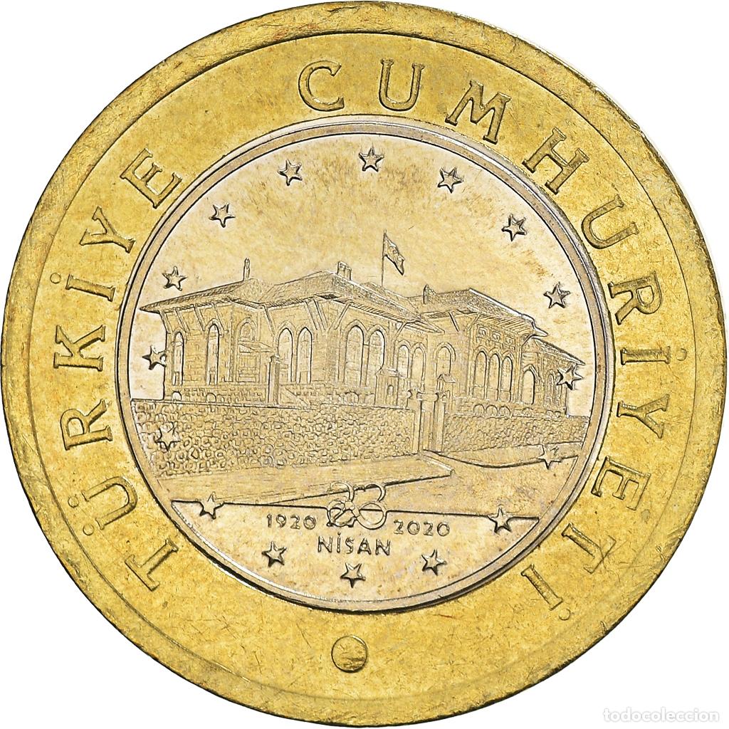 Monedas antiguas de Europa: [#958795] Moneda, Turqu&iacute;a, Centenaire de la Grande Assembl&eacute;e nationale, Lira, 2020, SC
