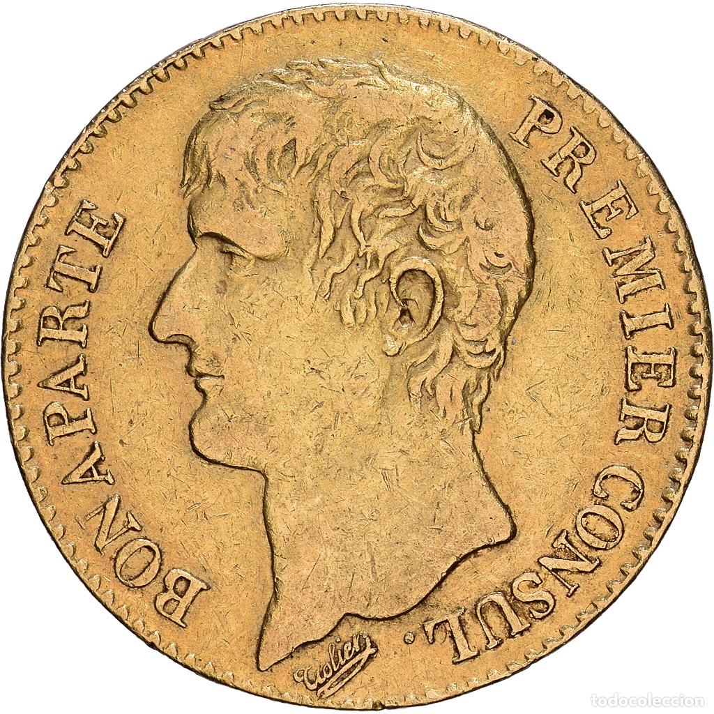 Monedas antiguas de Europa: [#1118113] Francia, Napoleon I, 40 Francs, An XI, Paris, Without olive, Oro, MBC