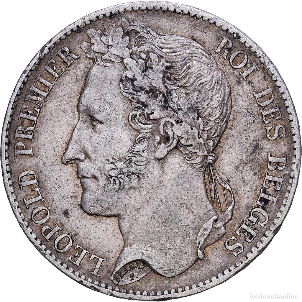 Monedas antiguas de Europa: [#1118149] B&eacute;lgica, Leopold I, 5 Francs, 5 Frank, 1849, Bruxelles, Plata, MBC, KM:3.2