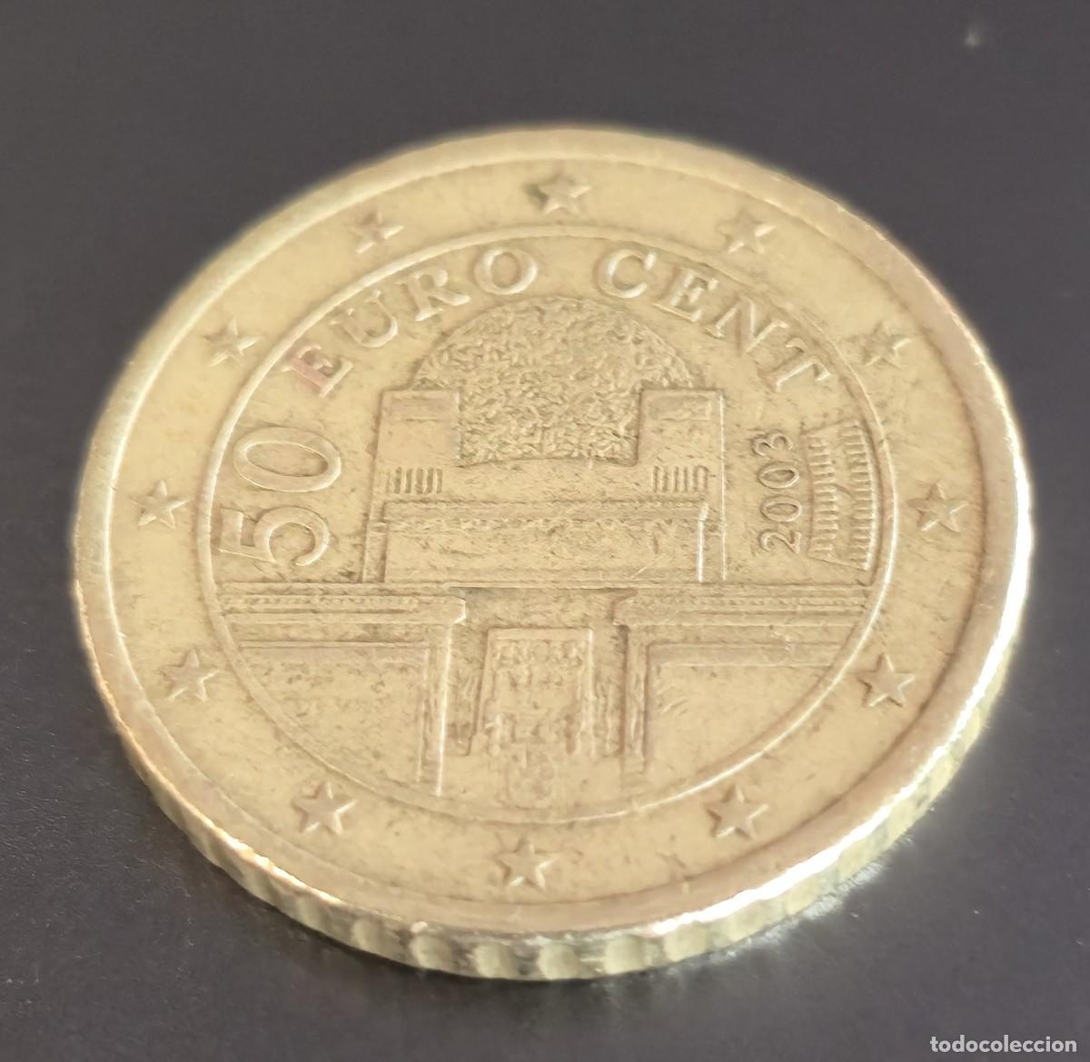 Monedas antiguas de Europa: Moneda de Austria 2003 - 50 Centimos de Euro