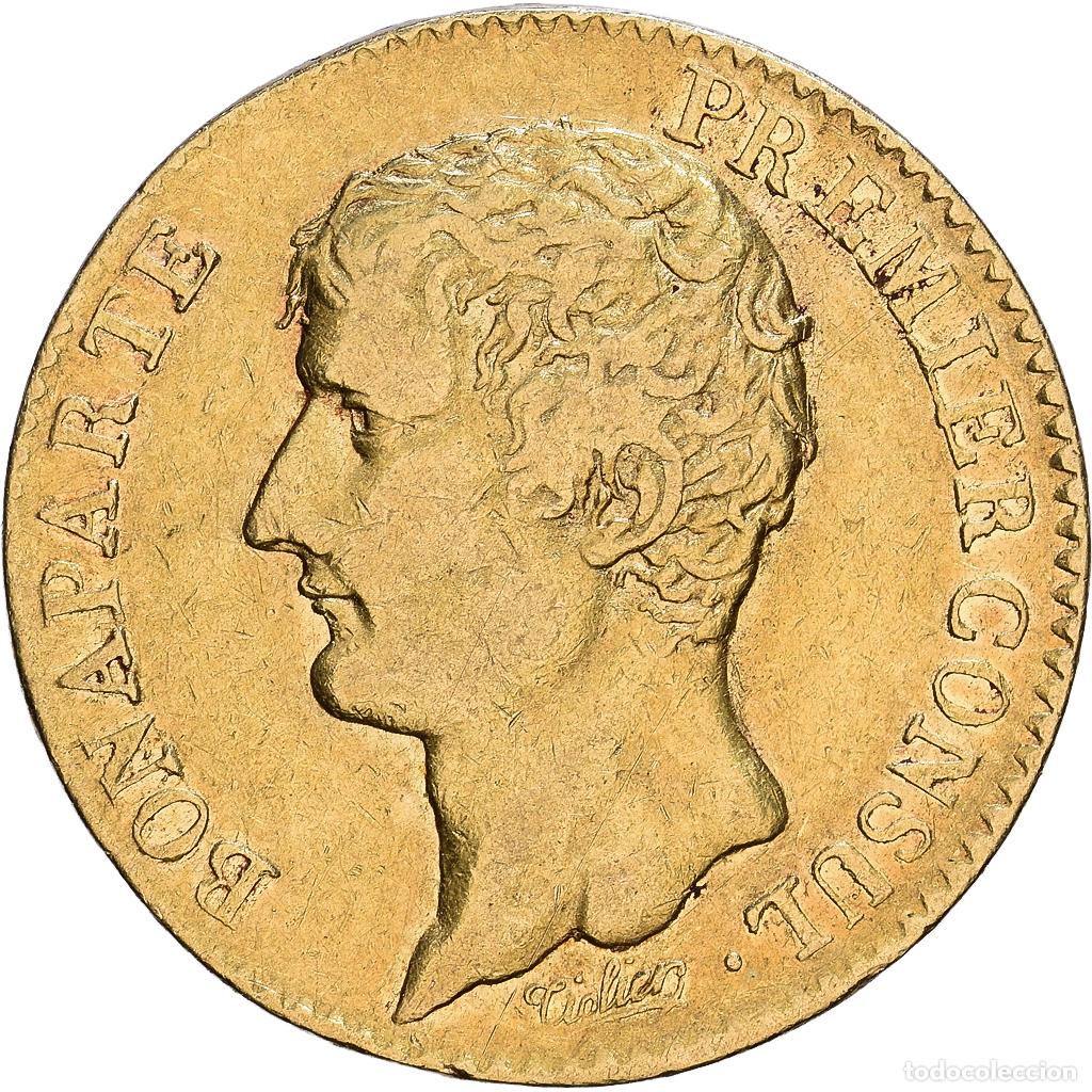 Monedas antiguas de Europa: [#1118129] Francia, Napoleon I, 20 Francs, An 12, Paris, Oro, MBC, Gadoury:1020, Le