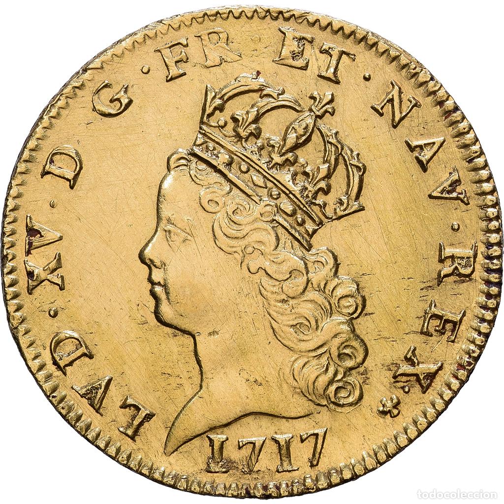Monedas antiguas de Europa: [#1535198] Francia, Louis XV, double louis d'or de Noailles, 1717, Paris, Oro, MBC+