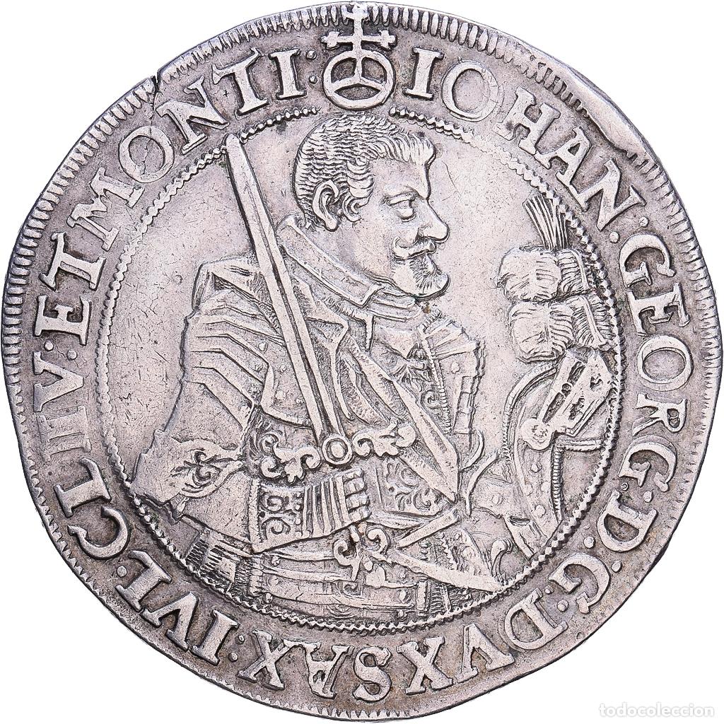 Monedas antiguas de Europa: [#1547978] Electorate of Saxony, Johann Georg I, Thaler, 1630, Dresden, Plata, MBC